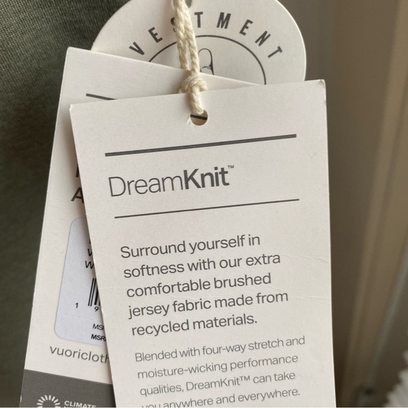 NWT Vuori Halo Mock Bodysuit in Dark Metal Heather Green S - Picture 6 of 6